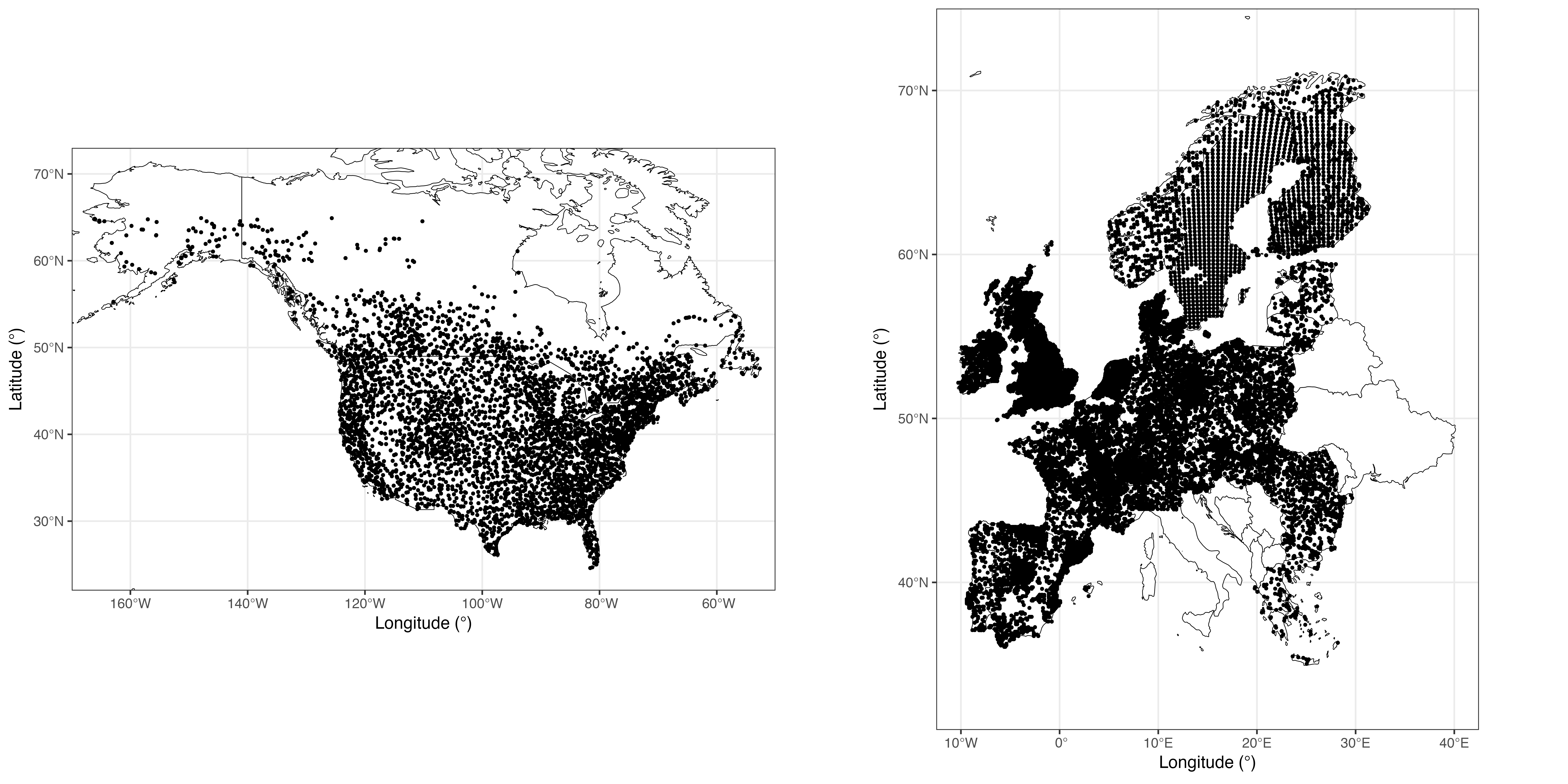 map of global bird populations