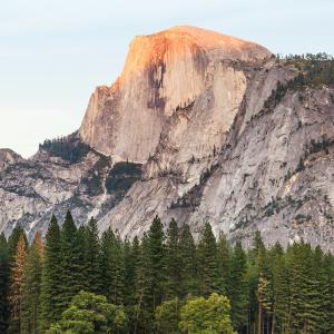 Half dome in Yosemite National Park