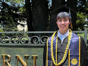 Maxwell Taniguchi-King graduation photo